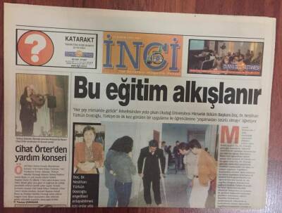 Akşam Gazetesi İnci Eki 14 Kasım 2000 - GZ10326 - 1