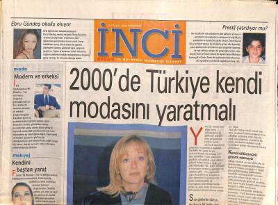 Akşam Gazetesi İnci Eki 15 Nisan 1989 - İkinci Bahar Filmi * Türkan Şoray GZ113527 - 1