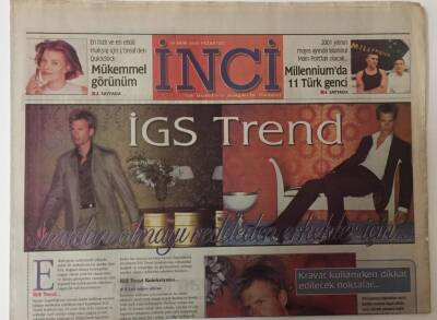 Akşam Gazetesi İnci Eki - 16 Ekim 2000 - Millenniumdan 11 Türk Genci GZ25409 - 1