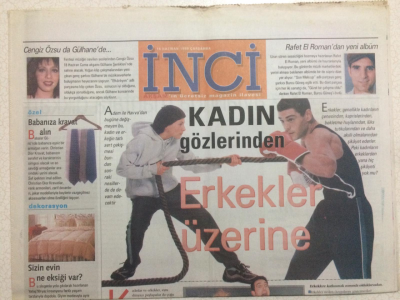 Akşam Gazetesi İnci Eki 16 Haziran 1999 - Kadın Gözlerinden Erkekler Üzerine GZ23608 - 1