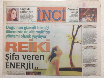 Akşam Gazetesi İnci Eki 16 Şubat 2001 - Reiki Şifa Veren Enerji GZ23612 - 1