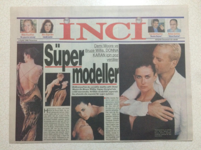 Akşam Gazetesi İnci Eki 2 Eylül 1996 - Süper Modeller, İzzet Günayın Bodrum Keyfi GZ23618 - 1
