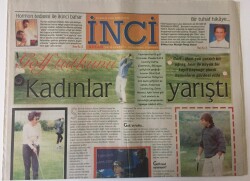 Akşam Gazetesi İnci Eki 20 Mayıs 2000- Golf Tutkunu Kadınlar GZ13555 - 1
