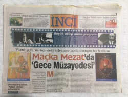 Akşam Gazetesi İnci Eki 22 Kasım 2000 - Maçka Mezatda Gece Müzayedesi - GZ17737 - 1