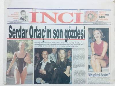 Akşam Gazetesi İnci Eki 7 Eylül 1996 - Serdar Ortaçın Son Gözdesi GZ42111 - 1