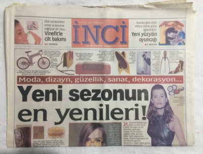 Akşam Gazetesi İnci Eki 9 Eylül 2000 - Yeni Sezonun En Yenileri - GZ17736 - 2