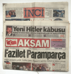 Akşam Gazetesi İnci Eki İle 3 Şubat 2000 - Yeni Hitler Kabusu GZ5884 - 1