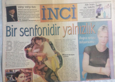 Akşam Gazetesi İnci Magazin Eki 19 Kasım 1999 - Bir Senfonidir Yalnızlık GZ21769 - 1