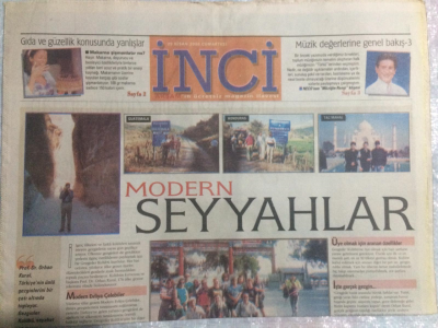 Akşam Gazetesi İnci Magazin Eki 20 Nisan 2000 - Modern Seyyahlar GZ21774 - 1