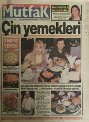 Akşam Gazetesi İnci Mutfak Eki -Çin Yemekleri GZ45516 - 2