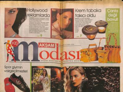 Akşam Gazetesi Kış Modası Eki 30 Ekim 2006 - Modacılardan Kış Önerileri GZ116957 - 1