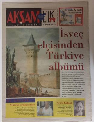 Akşam Gazetesi Kitap Eki - 7 Kasım 2003 - İsveç Elçisinden Türkiye Albümü GZ25448 - 1