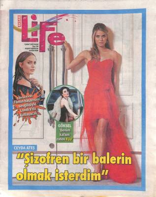 Akşam Gazetesi Life Eki 1 Şubat 2015 - Fahriye Evcen Filmin Başarısını Sevgilisiyle Londrada Kutlayacak GZ113199 - 1