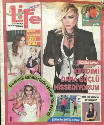 Akşam Gazetesi Life Eki 10 Mayıs 2015 - Demet Akalından Geri Adım GZ101262 - 1