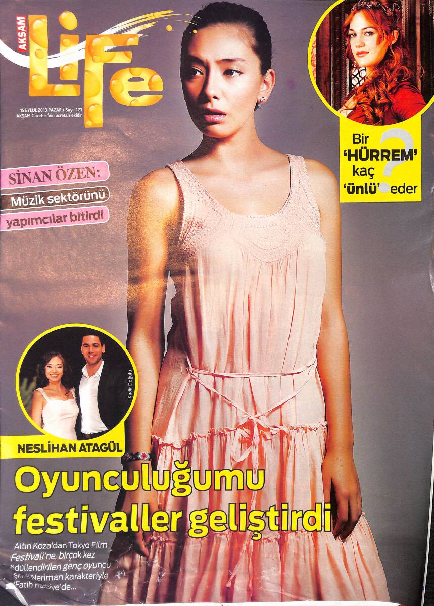 Akşam Gazetesi Life Eki 15 Eylül 2013 - Sinan Özen 