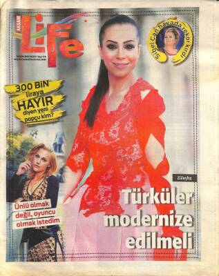 Akşam Gazetesi Life Eki 19 Ekim 2013 - Meryem Uzerli Ünlü Olmak Değil , Oyuncu Olmak İsterim GZ116911 - 1