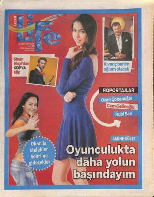 Akşam Gazetesi Life Eki 22 Şubat 2015 - Nuri Alço Kıvanç Benim Oğlum Olacak GZ116943 - 1