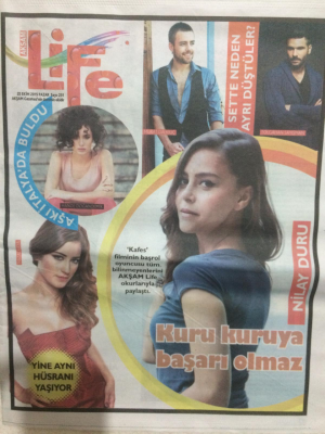 Akşam Gazetesi Life Eki 25 Ekim 2015 - Selen Servi,Alaturka Albüm Yapacağım GZ27871 - 1