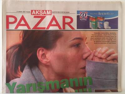 Akşam Gazetesi Pazar Eki 11 Mart 2007 - Buzda Dans Finalistleri Asena Ve Zeynep Tokuş Son Kez Piste Çıkıyor Yarışmanın Birincisi Merakla Bekleniyor GZ20459 - 1