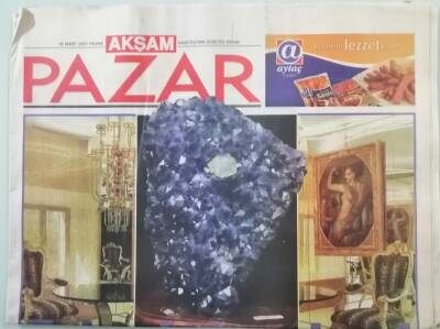 Akşam Gazetesi Pazar Eki 18 Mart 2007 Tuba Ünsal İçini Döktü - GZ44969 - 1
