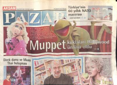 Akşam Gazetesi Pazar Eki 19 Şubat 2012 - Umut Talu , Bedelli Gazeteciliki Yazdı - Mabel Matizin Masal Dünyası GZ124614 - 1