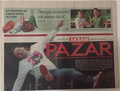 Akşam Gazetesi Pazar Eki 22 Ekim 2006 - Armağan Çağlayan Jüri Üyeliğinden Emekli Olacağım GZ20146 - 1