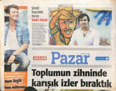 Akşam Gazetesi Pazar Eki 22 Eylül 2013 - Bir Kıvanç Tatlıtuğ Basın Toplantısının Anatomisi GZ113206 - 1