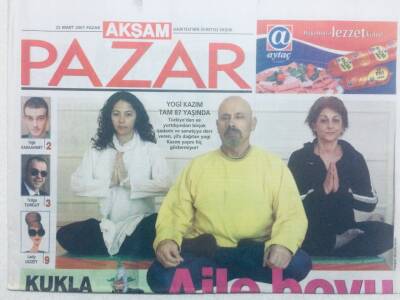 Akşam Gazetesi Pazar Eki 25 Mart 2007 - Aile Boyu Yoga GZ43104 - 1