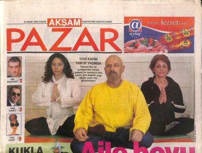 Akşam Gazetesi Pazar Eki 25 Mart 2007 - Deniz Akkaya Hem Pişman , Hem Değil GZ93794 - 1