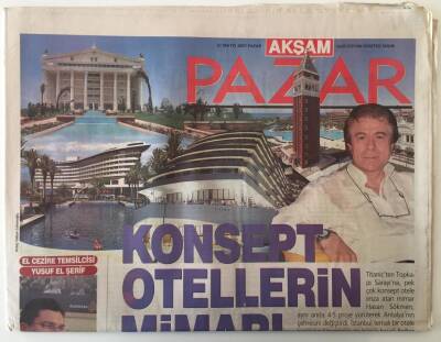 Akşam Gazetesi Pazar Eki 27 Mayıs 2007 - Şenay Akay Tek Hatam Transparan - Seda Kaya Güler Röportajı GZ20462 - 1