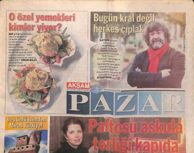 Akşam Gazetesi Pazar Eki 27 Ocak 2013 - Drita Drazdan Gündeme Çapkın Bakış - Mezar Açma Modası Başlattılar ! GZ124942 - 1