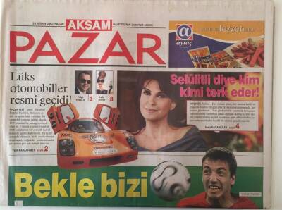 Akşam Gazetesi Pazar Eki 29 Nisan 2007 - Anadolu Takımlarında Oynayan Milli Takıma Göz Kırpan Transferde İstanbul Kulüpleri Peşinde Koşturan Mehmet Topuz , Gökhan Ünal ... GZ20465 - 1
