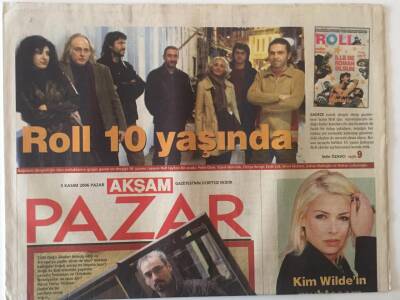 Akşam Gazetesi Pazar Eki 5 Kasım 2006 - Kim Wildenin Muhteşem Dönüşü , Nükleer Savaş Kapıda mı ? GZ22332 - 1
