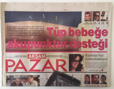 Akşam Gazetesi Pazar Eki 6 Mayıs 2007 - Kadri Güleryüz Ve Nejat Yardımcı Üsküdarın Tarihi Dokusunu Yaşatacaklar GZ20461 - 1