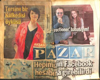 Akşam Gazetesi Pazar Eki 7 Nisan 2013 - Hadise Eloğlunun Peşinden Koşmam GZ105154 - 1
