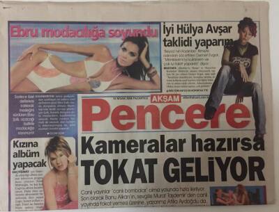 Akşam Gazetesi Pencere Eki 10 Nisan 2006 - Orhan Gencebay 15 Şehirlik Turne Yapacak Ve Konserlerden Sonra Jubilesini Yapacak GZ20080 - 1