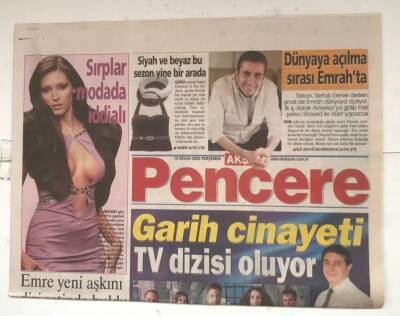 Akşam Gazetesi Pencere Eki 13 Nisan 2006 - Gülben Yazıyor Mustafa Siliyor GZ8202 - 1