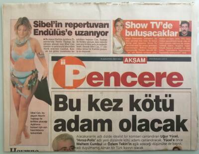 Akşam Gazetesi Pencere Eki 16 Ağustos 2005 Sibelin Repertuvarı Endülüse Uzanıyor - GZ44169 - 1