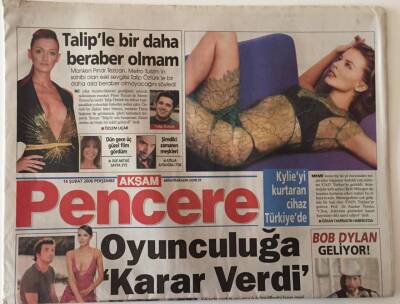 Akşam Gazetesi Pencere Eki 16 Şubat 2006 - Nilüfer Sonunda Oyunculuğuna Karar Verdi GZ18571 - 1