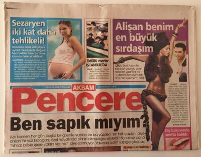 Akşam Gazetesi Pencere Eki 19 Ocak 2005 - TV Şovları Birer Gazino Gibi Oldu GZ18569 - 1