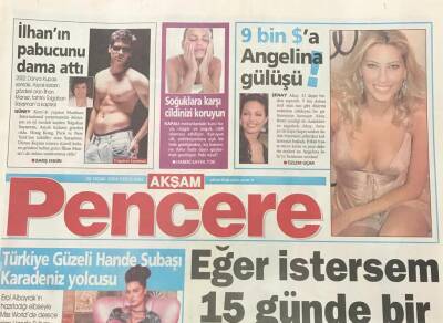 Akşam Gazetesi Pencere Eki 26 Ocak 2006 -Teoman Eğer İstersem 15 Günde Bir Albüm Yaparım GZ36543 - 1