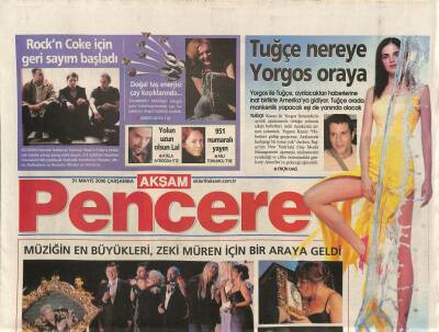 Akşam Gazetesi Pencere Eki 31 Mayıs 2006 - Zeki Mürene İthaf Edilen Ve Bir Ses 14 Nefes Adı Verilen Gecede Herkes Sahnedeydi GZ84459 - 1
