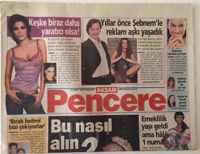 Akşam Gazetesi Pencere Eki 9 Şubat 2006 - Sevgililer Günü İçin Alternatifler , Yeşim Salkım Mücevheri Çalındı GZ18570 - 1