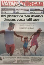 Akşam Gazetesi Türsab Turizm Eki 19 Nisan 2008 -Yeryüzünde Farklı Bir Heyecan Yaratan Şehir Mersin GZ45335 - 2