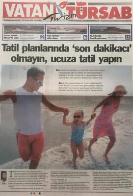 Akşam Gazetesi Türsab Turizm Eki 19 Nisan 2008 -Yeryüzünde Farklı Bir Heyecan Yaratan Şehir Mersin GZ45335 - 2