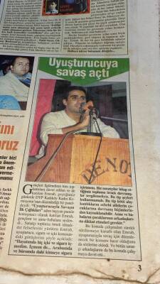 Akşam Gazetesi TV Gökkuşağı Eki 22 Ekim 1994 - Emrah Uyuşturucuya Savaş Açtı GZ114684 - 2