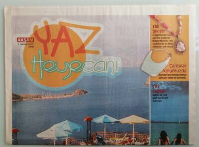 Akşam Gazetesi Yaz Heyecanı Eki 6 Haziran 2003 Sezon Pembe Geçecek -GZ33461 - 1