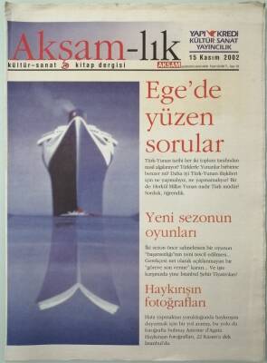 Akşam-lık Kültür-Sanat Ve Kitap Dergisi 15 Kasım 2002 Haykırışın Fotoğrafları -GZ37194 - 1