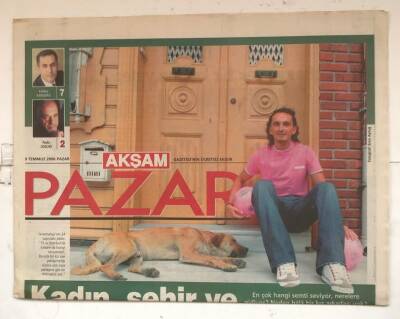 Akşam Pazar Gazetesi 9 Temmuz 2006 - Gündüz Kum Gece Babylon GZ8219 - 1