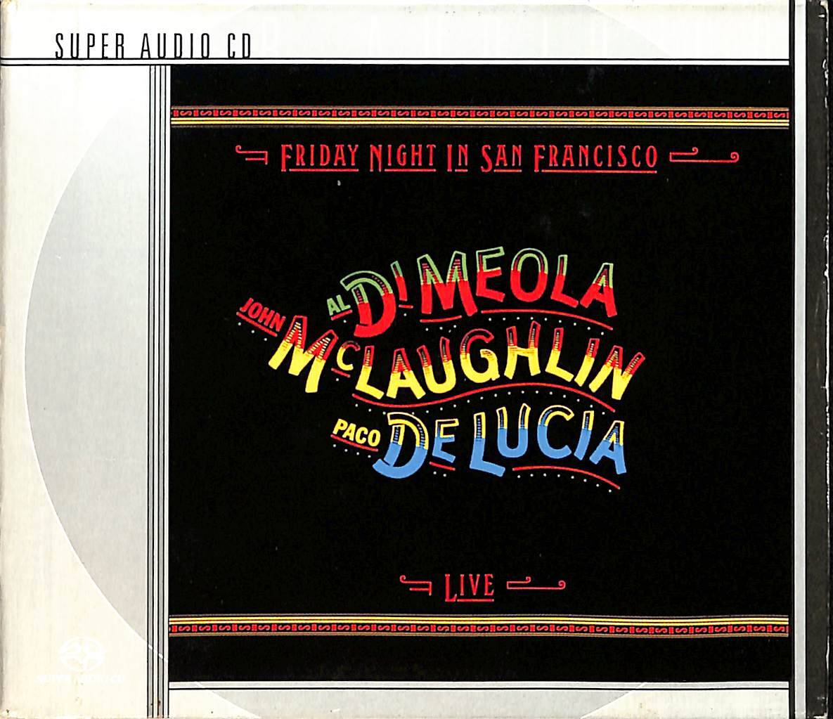 Al Di Meola, John McLaughlin, Paco De Lucía ‎- Friday Night In San Francisco CD (İkinci El) CD4427 - 1